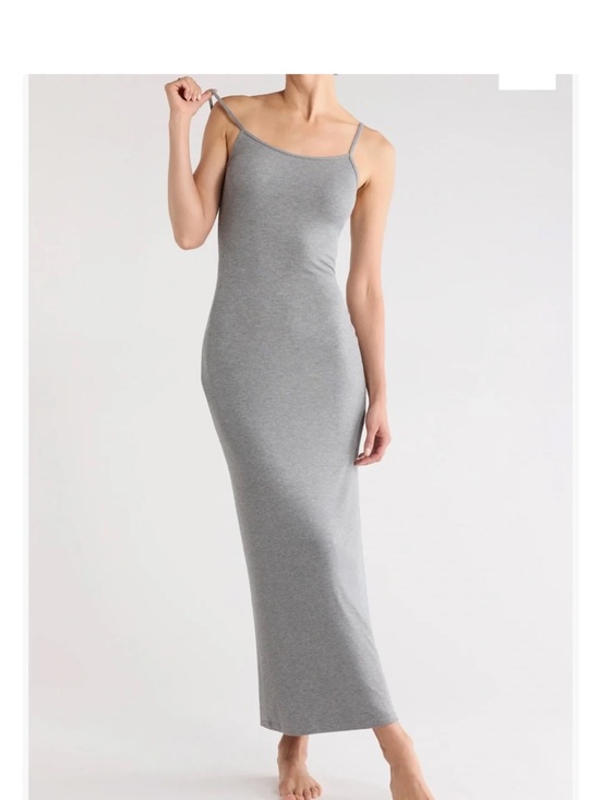 GAP Dresses & Skirts - GAP Grey Spaghetti-Strap Maxi Slip Dress